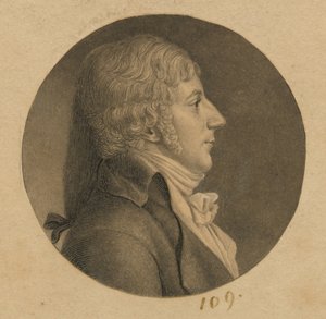 Unidentified Man by Charles Balthazar Julien Févret de Saint-Mémin