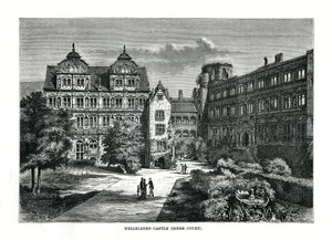 Heidelberg Castle, Germany by Charles Barbant
