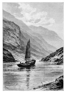 The Upper Yangtze River, China by Charles Barbant