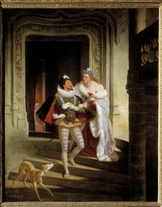 The Marquise of Noirmoutiers, Charlotte de Beaune Semblancay Seeking to Dissuade Henry I of Lorraine, Duke of Guise, from Going to the Assembly of the States of Blois Before His Assassination in 1588
