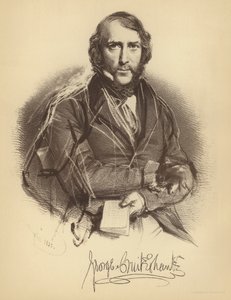 George Cruikshank by Charles Baugniet