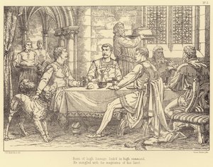 Illustration for Lara, A Tale by Lord Byron by Charles Bell Birch