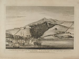 A South View of Fort Royal in the Island of Guadaloupe, 1759 circa