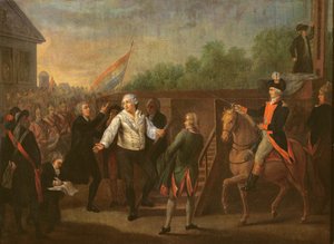 Louis XVI at the Foot of the Scaffold, 21st January 1793