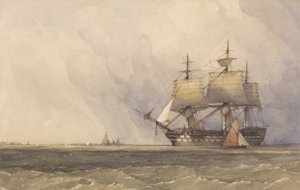 Coast Scene with Shipping