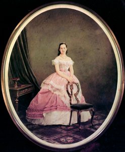 Portrait of Grand Duchess Maria Alexandrovna of Russia by Charles Bergamasco