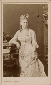 Portrait of the Opera Singer Caroline Salla