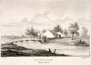 The White House on the banks of the River Lea, Hackney Marsh, London