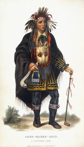 Okee-Makee-Quid, A Chippeway Chief, 1854 by Charles Bird King