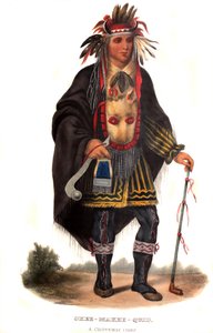 Okeemakeequid, a Chippeway Chief by Charles Bird King