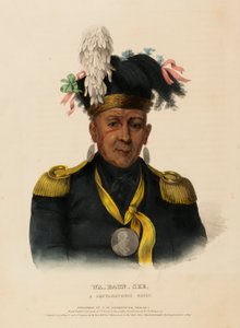 Wa-Baun-See, a Pottawatomie Chief, from History of the Indian Tribes of North America by Charles Bird King