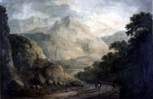 Landscape: A Rocky Stream with Wooded Banks, 19th Century by Charles Branwhite