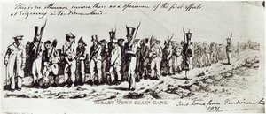 Hobart Town Chain Gang, c.1831 by Charles Bruce