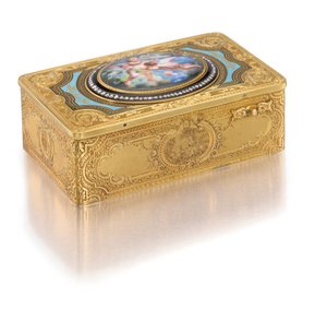 Singing-bird box, c.1840