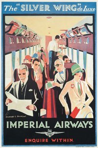 Poster Advertising Imperial Airways by Charles C. Dickson