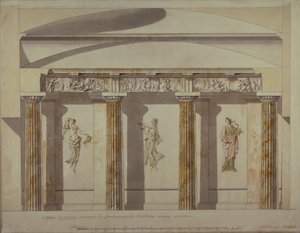 Design for the Large Cabinet in the Pavlovsk Palace by Charles Cameron