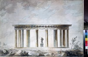 Sketch of the Park Pavilion in Tsarskoye Selo