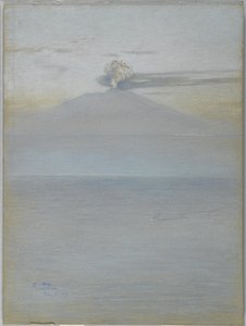 View of Vesuvius: Effect 11.25 am, 21st December 1913 by Charles Caryl Coleman