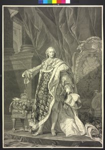 King of France Louis XV by Charles Clément Bervic