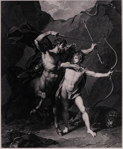The Education of Achilles, 1794 by Charles Clément Bervic