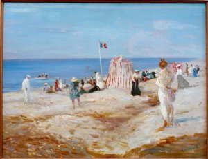 Beach Scene Dieppe