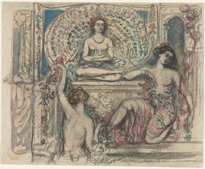 The Throne of the Peacock by Charles Edward Conder