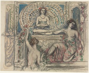 The Throne of the Peacock by Charles Edward Conder
