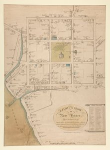 A Plan of the Town of New Haven by Charles Currier