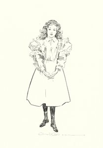 A Little American Girl by Charles Dana Gibson