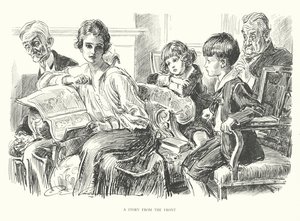 A Story from the Front by Charles Dana Gibson