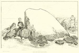 Illustration for The Social Ladder by Charles Dana Gibson