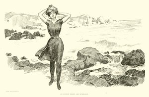 Illustration for The Social Ladder by Charles Dana Gibson