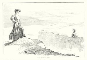 Look before you Leap by Charles Dana Gibson