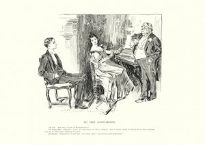 No Free Scholarships by Charles Dana Gibson
