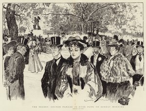 The Season, Church Parade in Hyde Park on Sunday Morning