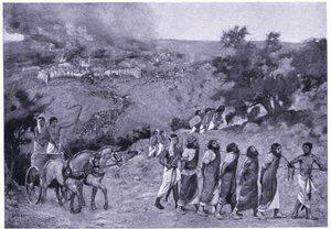 Egyptian Camp on the Mount of Olives, c.1920 by Charles Daniel Ward