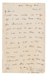 Autograph letter signed