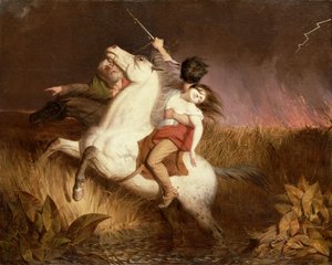 Prairie Fire by Charles Deas