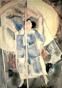 Woman with Punch Bag