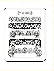 Magnificent Decorative Borders in Floral Baroque Style