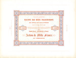 Stock Certificate 