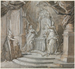 Madame de Maintenon Returning to the Catholic Church, 1700s