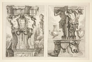 Two Designs for Decorative Capitals