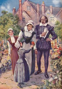 William Shakespeare - A Dainty Bloom for the King of Poets, c1925