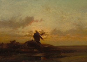 The Windmill by Charles Duprez