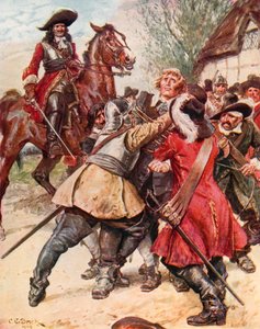 Before I Could Think of Resistance, Stout Ropes Were Flung Around Me by Charles Edmund Brock