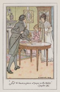 Illustration for Emma by Jane Austen by Charles Edmund Brock
