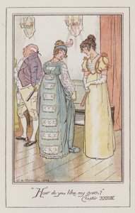 Illustration for Emma by Jane Austen by Charles Edmund Brock