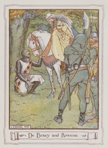 Illustration for Ivanhoe by Sir Walter Scott by Charles Edmund Brock