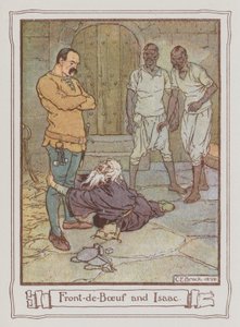Illustration for Ivanhoe by Sir Walter Scott by Charles Edmund Brock